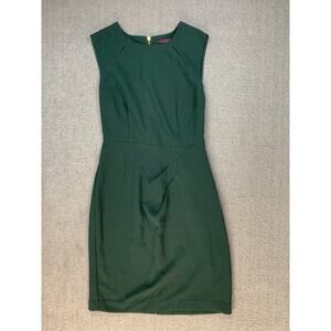 Sophie Theallet The Limited Shift Dress Career Business Classic Green Mini Sz 8